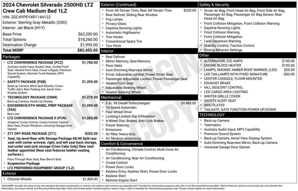 2024 Chevrolet Silverado 2500 HD LTZ photo 6