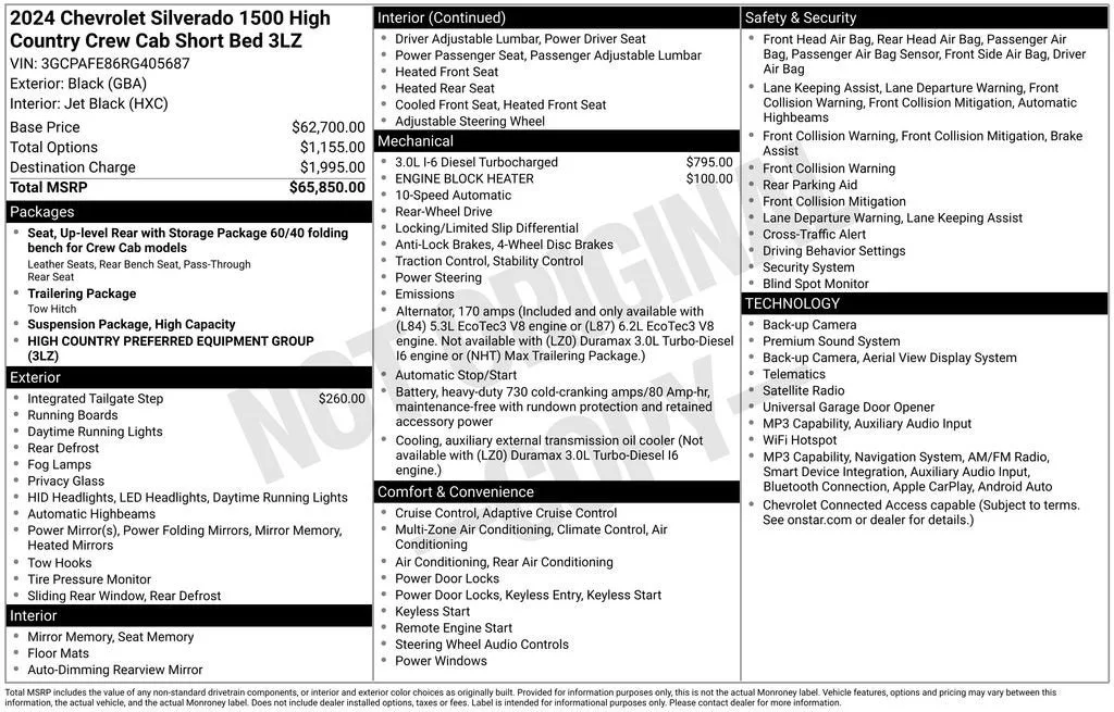 2024 Chevrolet Silverado 1500 High Country photo 6