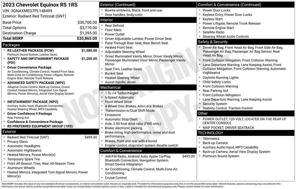 2023 Chevrolet Equinox RS photo 6