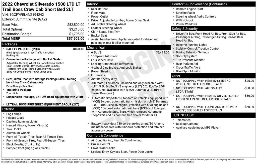 2022 Chevrolet Silverado 1500 LTD LT Trail Boss photo 6