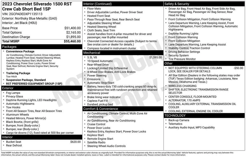 2023 Chevrolet Silverado 1500 RST photo 6