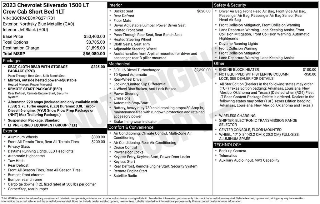2023 Chevrolet Silverado 1500 LT photo 6