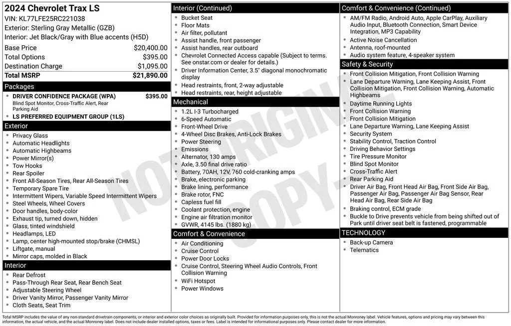 2024 Chevrolet Trax LS photo 6
