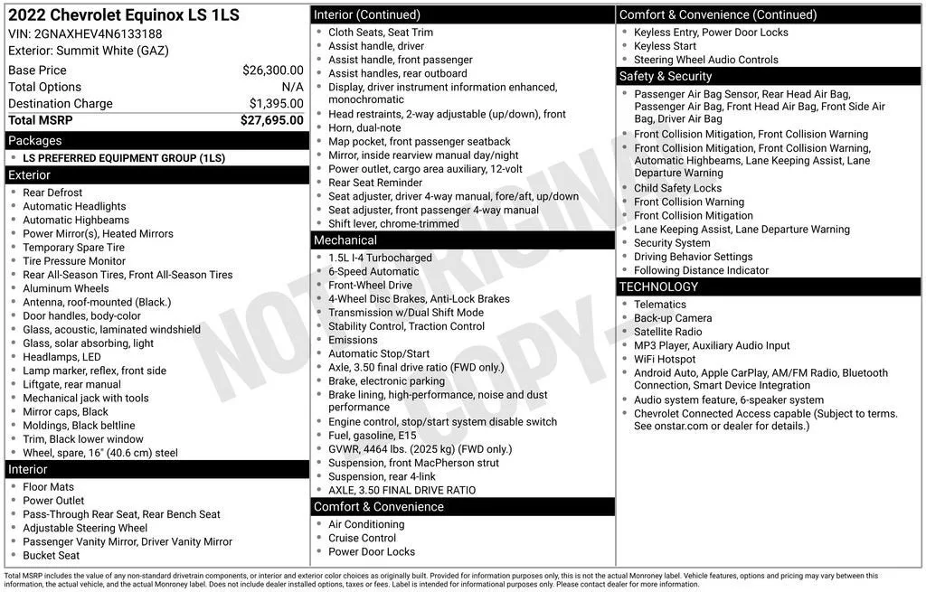 2022 Chevrolet Equinox LS photo 6