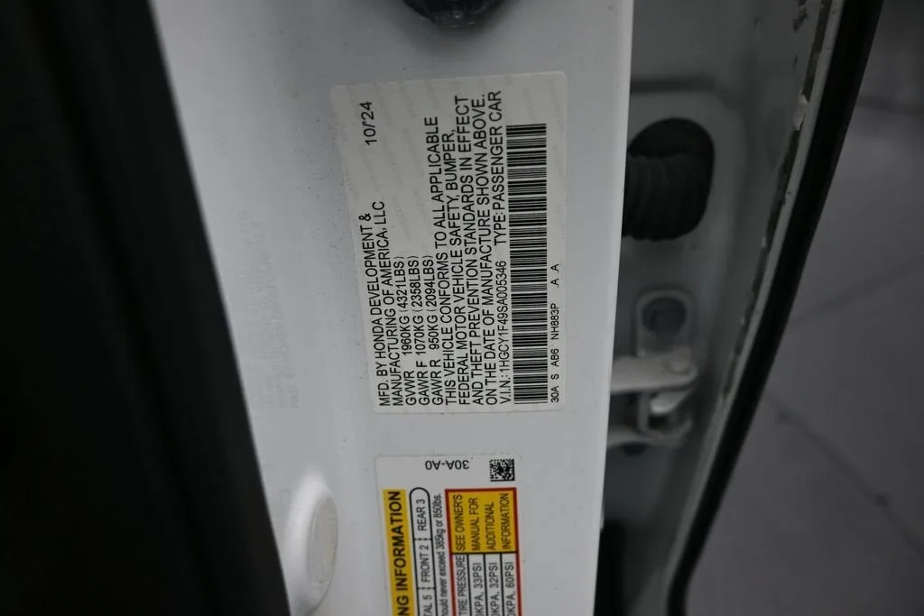 2025 Honda Accord Sedan SE photo 9