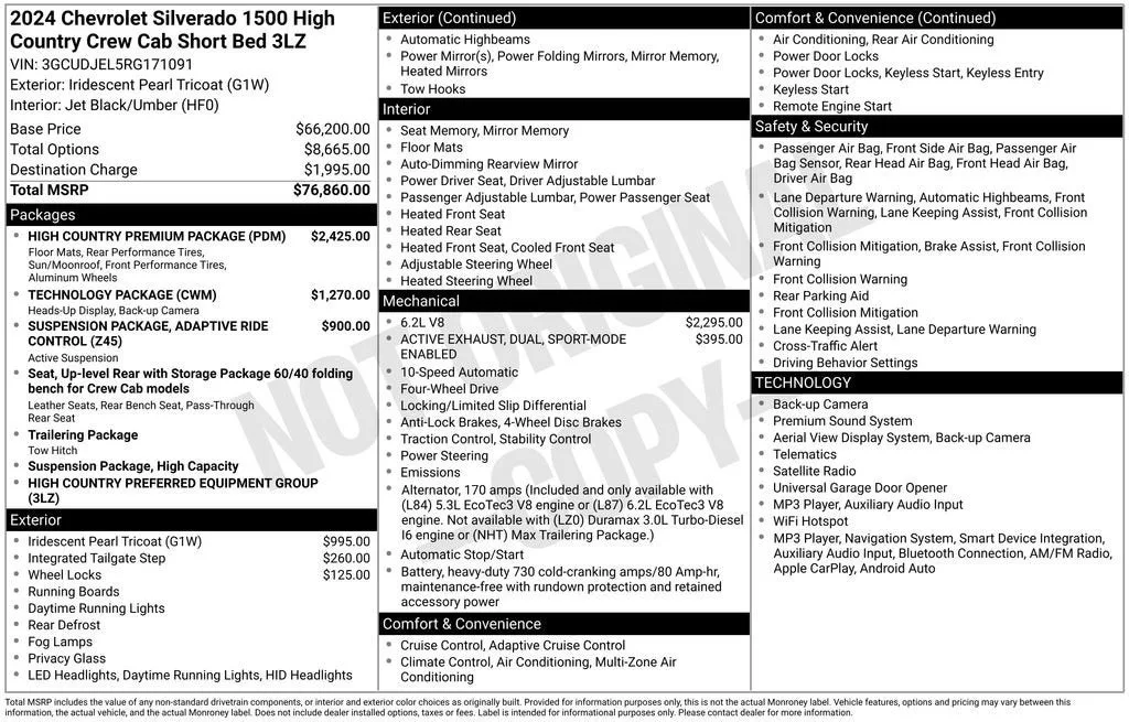 2024 Chevrolet Silverado 1500 High Country photo 6