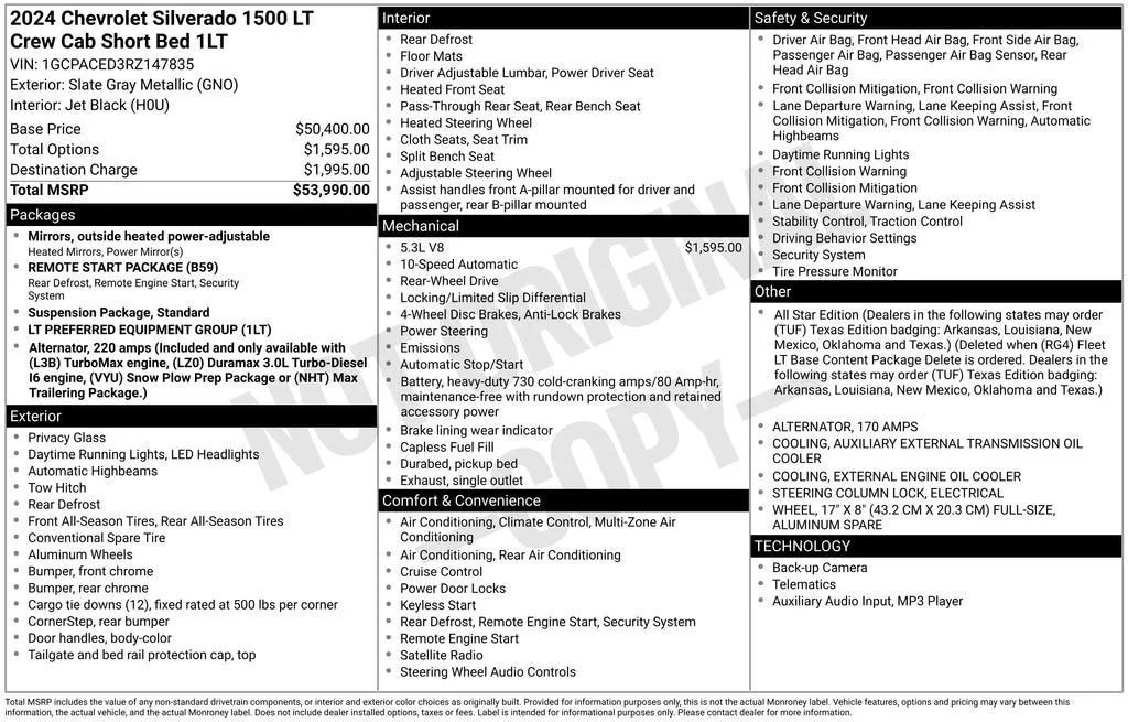 2024 Chevrolet Silverado 1500 LT photo 6