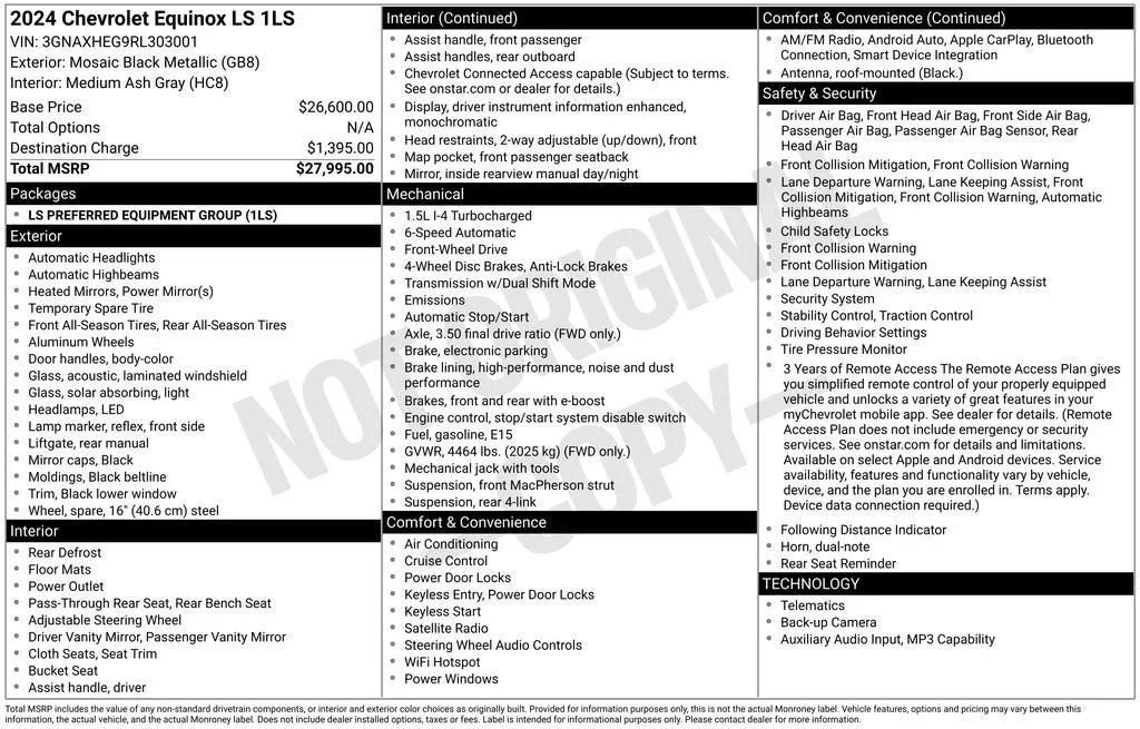 2024 Chevrolet Equinox LS photo 6