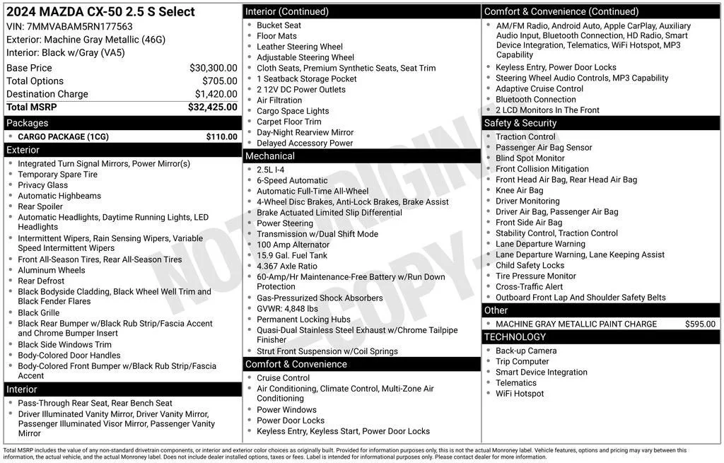 2024 Mazda CX-50 2.5 S Select photo 6