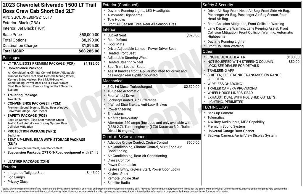 2023 Chevrolet Silverado 1500 LT Trail Boss photo 6