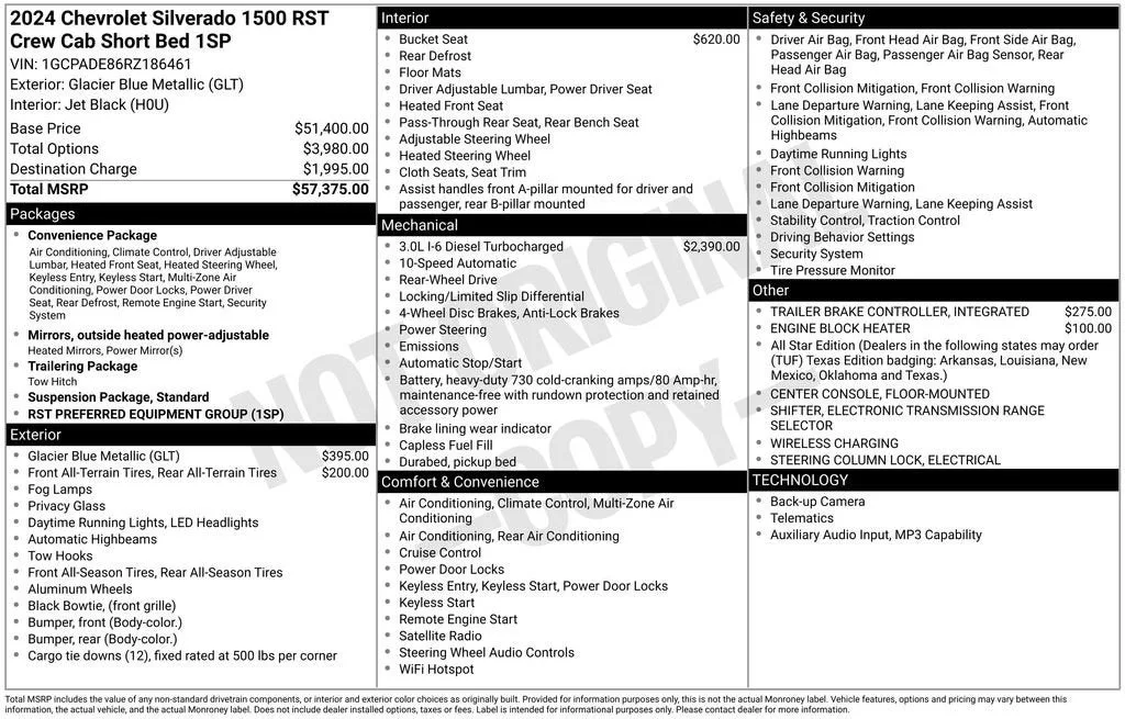 2024 Chevrolet Silverado 1500 RST photo 6