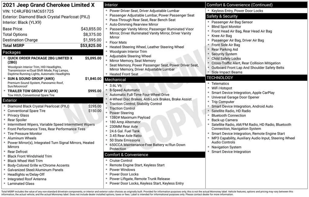2021 Jeep Grand Cherokee Limited X 4x4 photo 6