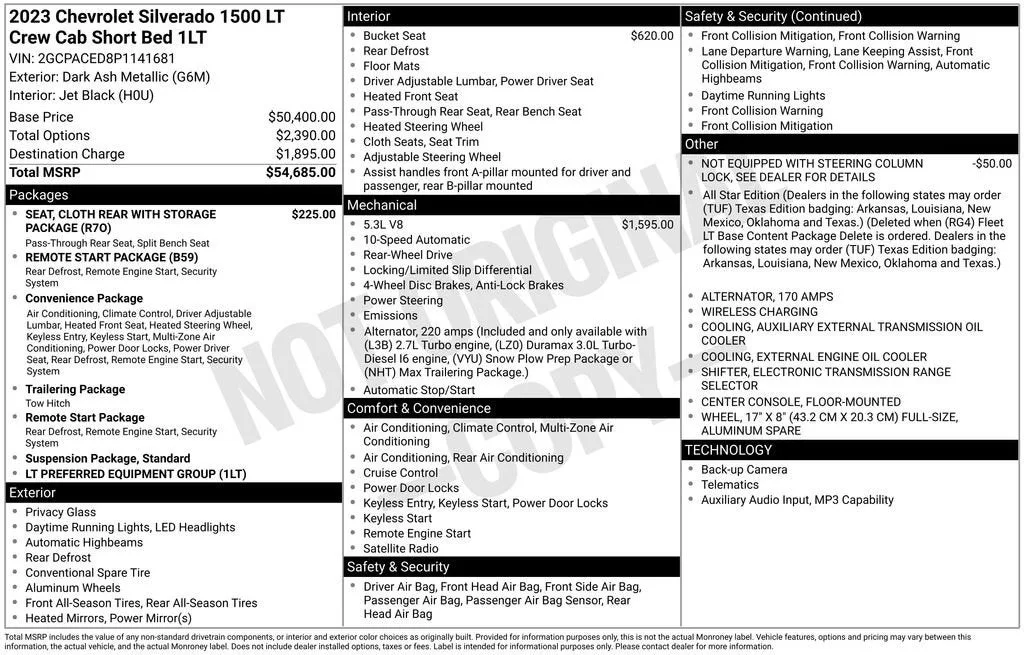 2023 Chevrolet Silverado 1500 LT photo 6