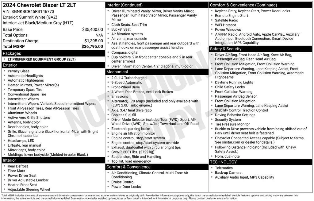 2024 Chevrolet Blazer 2LT photo 6