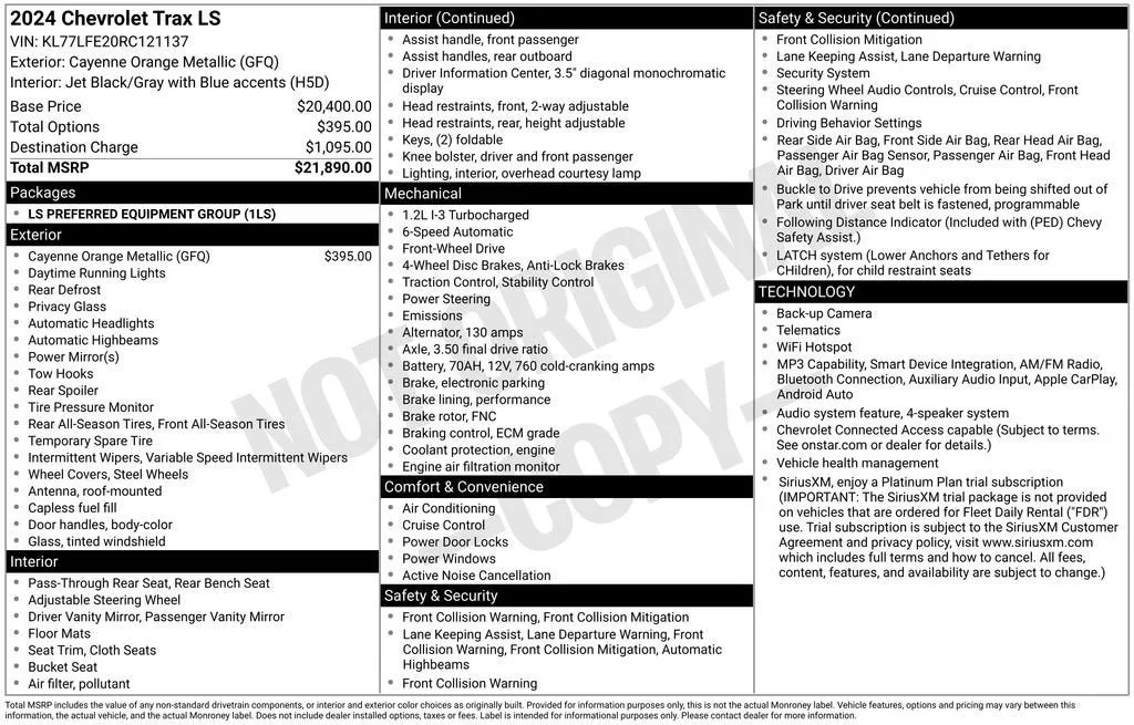 2024 Chevrolet Trax LS photo 6