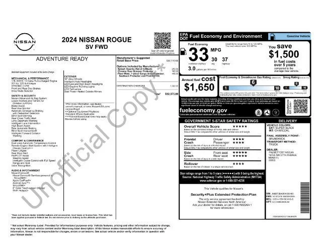 2024 Nissan Rogue SV FWD photo 7