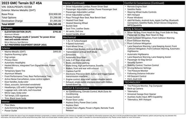 2023 GMC Terrain SLT photo 7