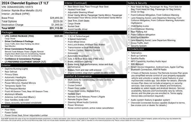 2024 Chevrolet Equinox LT photo 7