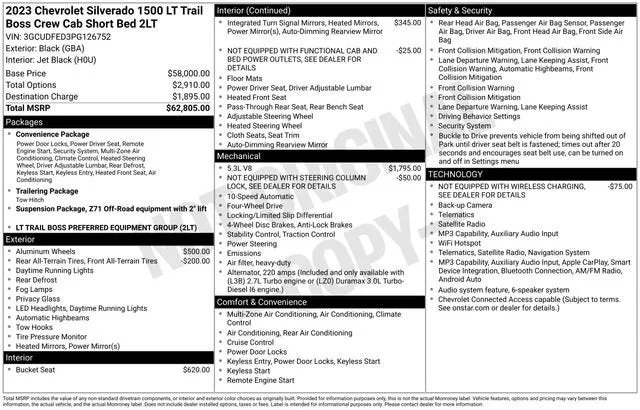 2023 Chevrolet Silverado 1500 LT Trail Boss photo 7