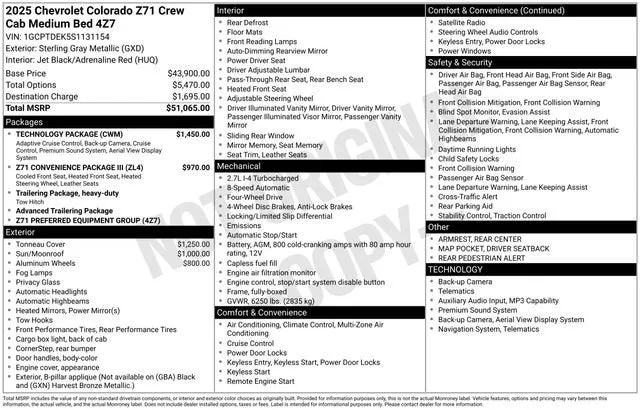 2025 Chevrolet Colorado Z71 photo 7