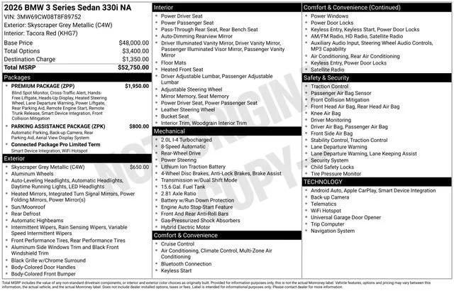 2026 BMW 3 Series 330i NA photo 7