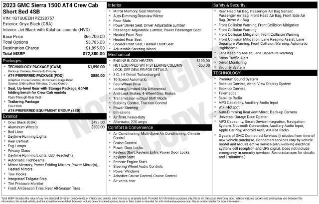 2023 GMC Sierra 1500 AT4 photo 7