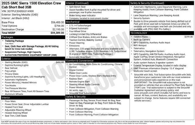 2025 GMC Sierra 1500 Elevation photo 7