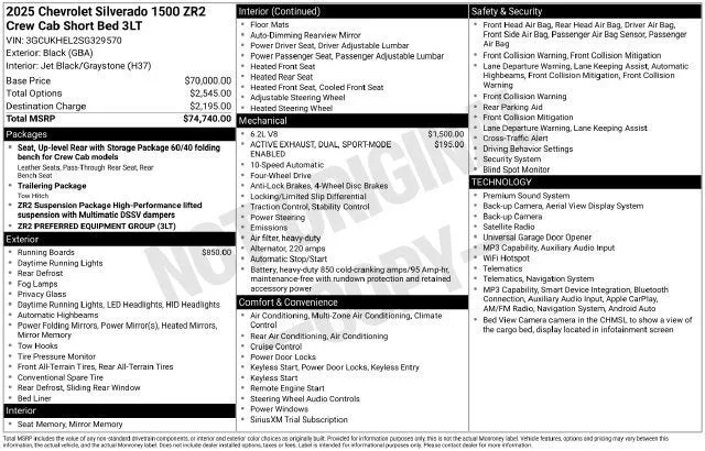 2025 Chevrolet Silverado 1500 ZR2 photo 2