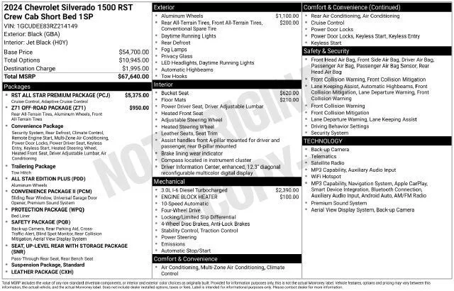 2024 Chevrolet Silverado 1500 RST photo 7