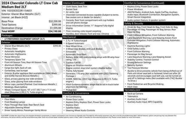 2024 Chevrolet Colorado LT photo 7