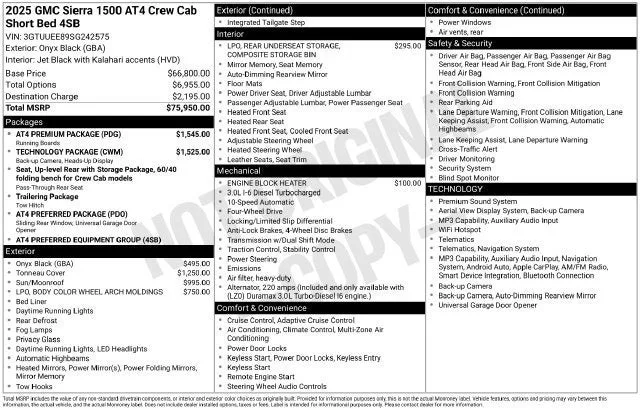 2025 GMC Sierra 1500 AT4 photo 7