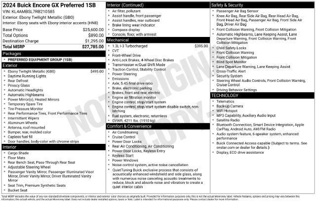 2024 Buick Encore GX Preferred photo 7