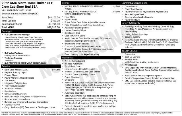 2022 GMC Sierra 1500 Limited SLE photo 7