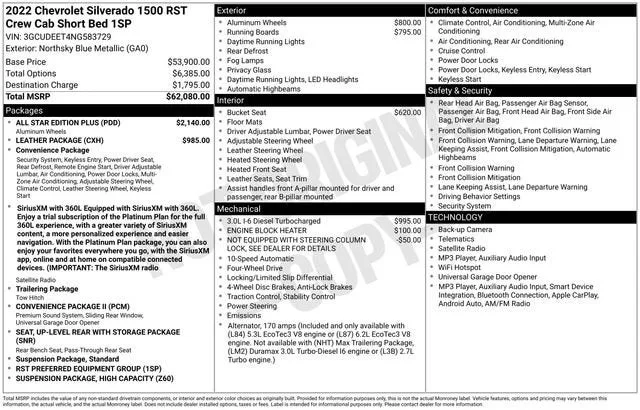2022 Chevrolet Silverado 1500 RST photo 7