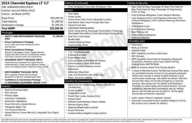 2024 Chevrolet Equinox LT photo 7