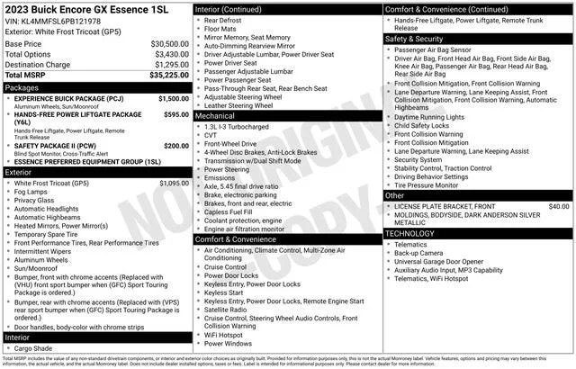 2023 Buick Encore GX Essence photo 7