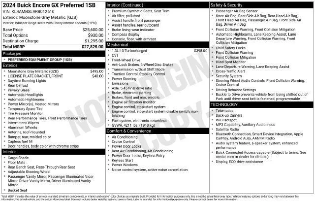 2024 Buick Encore GX Preferred photo 7
