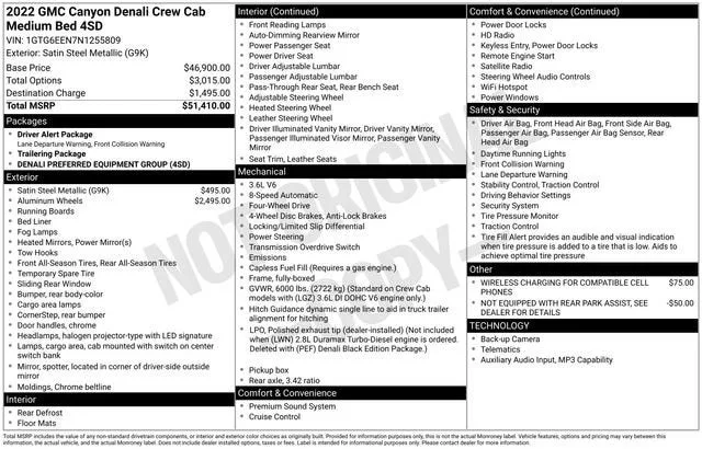 2022 GMC Canyon Denali photo 7