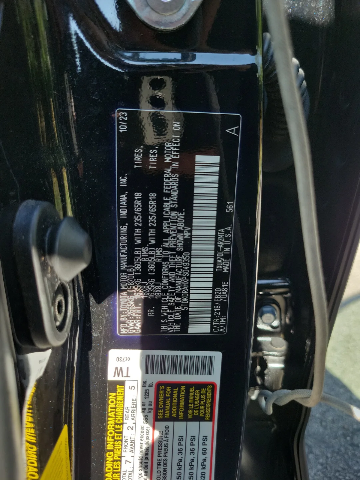 2023 Toyota Highlander L photo 32