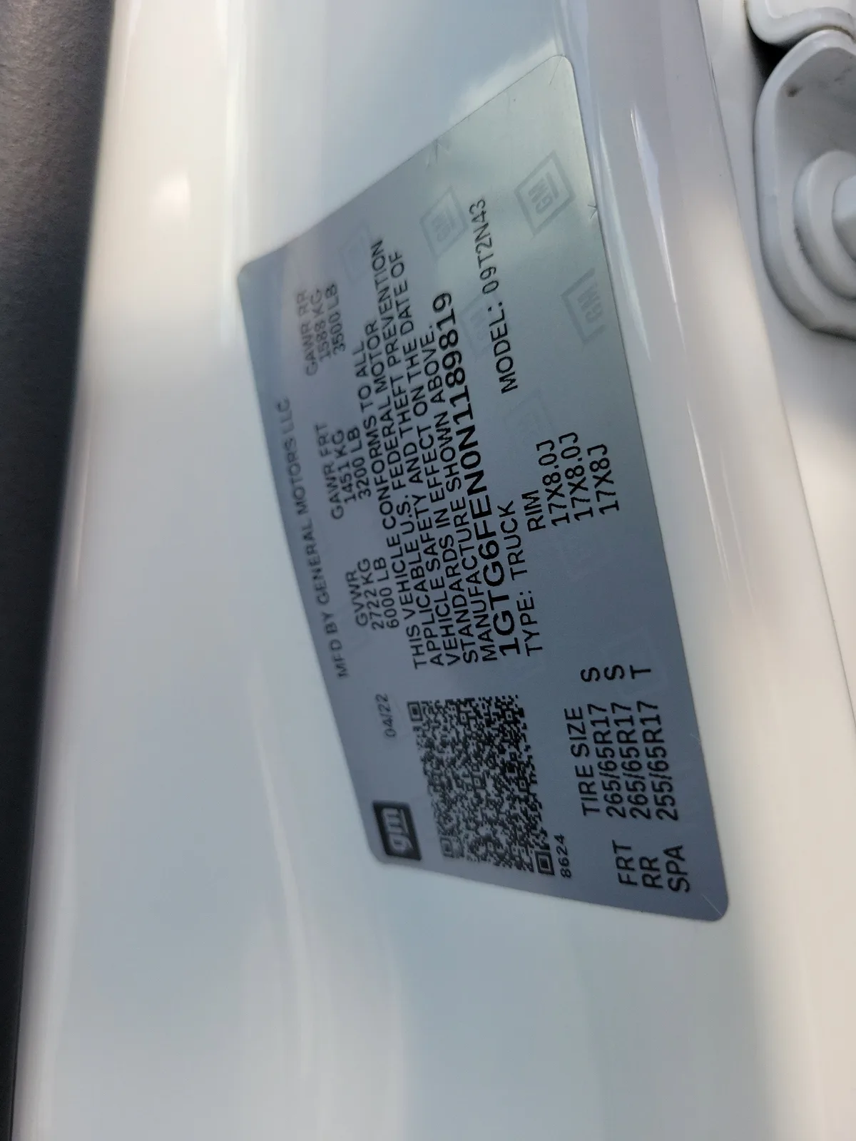 2022 GMC Canyon AT4 - Cloth photo 30