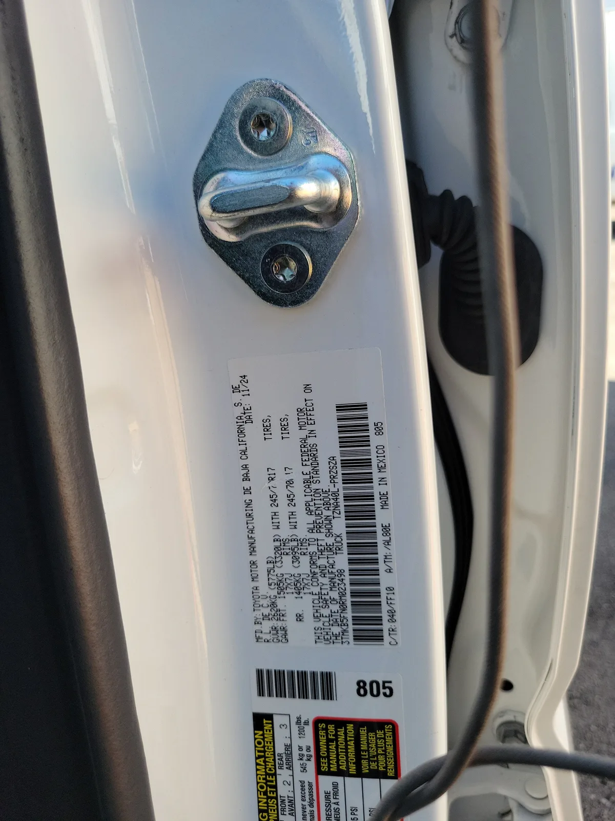 2024 Toyota Tacoma 2WD SR5 photo 27