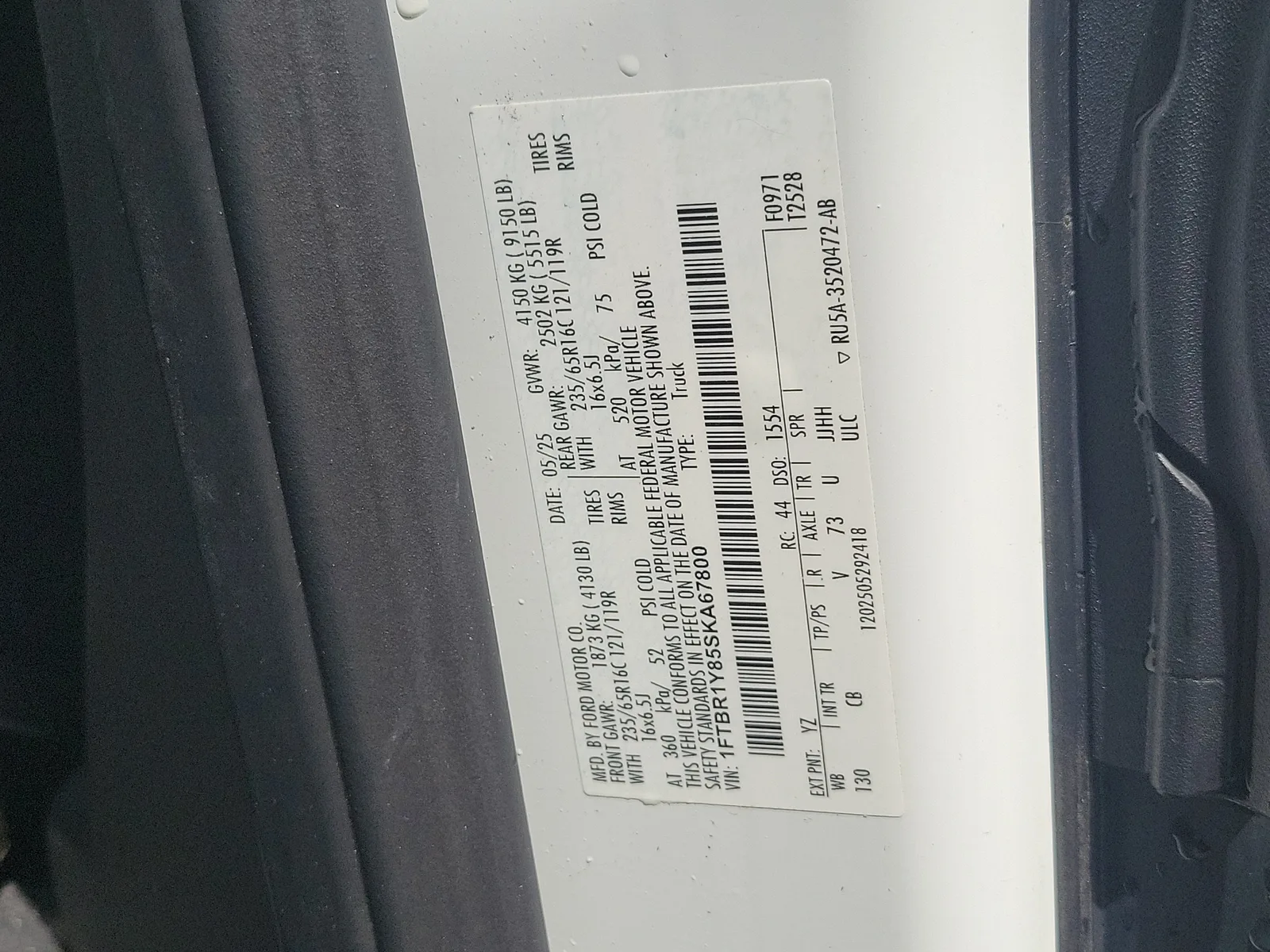 2025 Ford Transit Cargo Van Base photo 30
