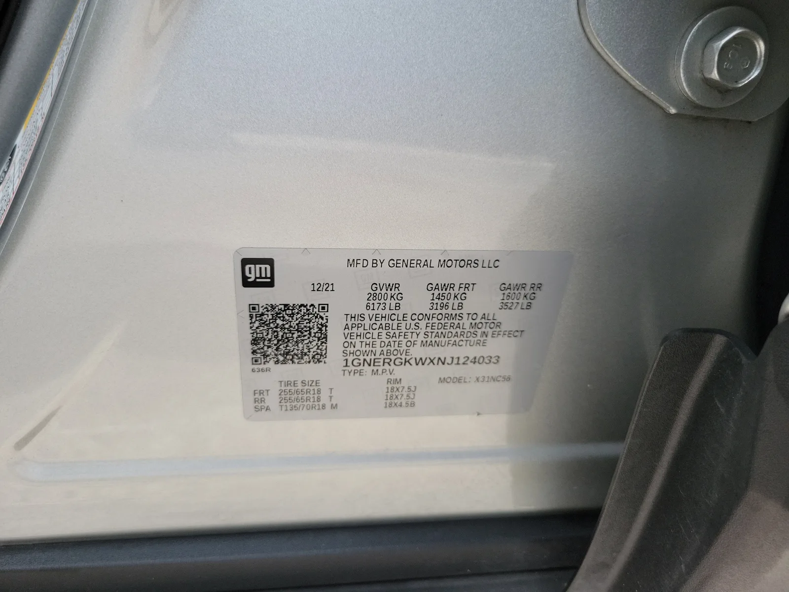 2022 Chevrolet Traverse LT Cloth photo 30