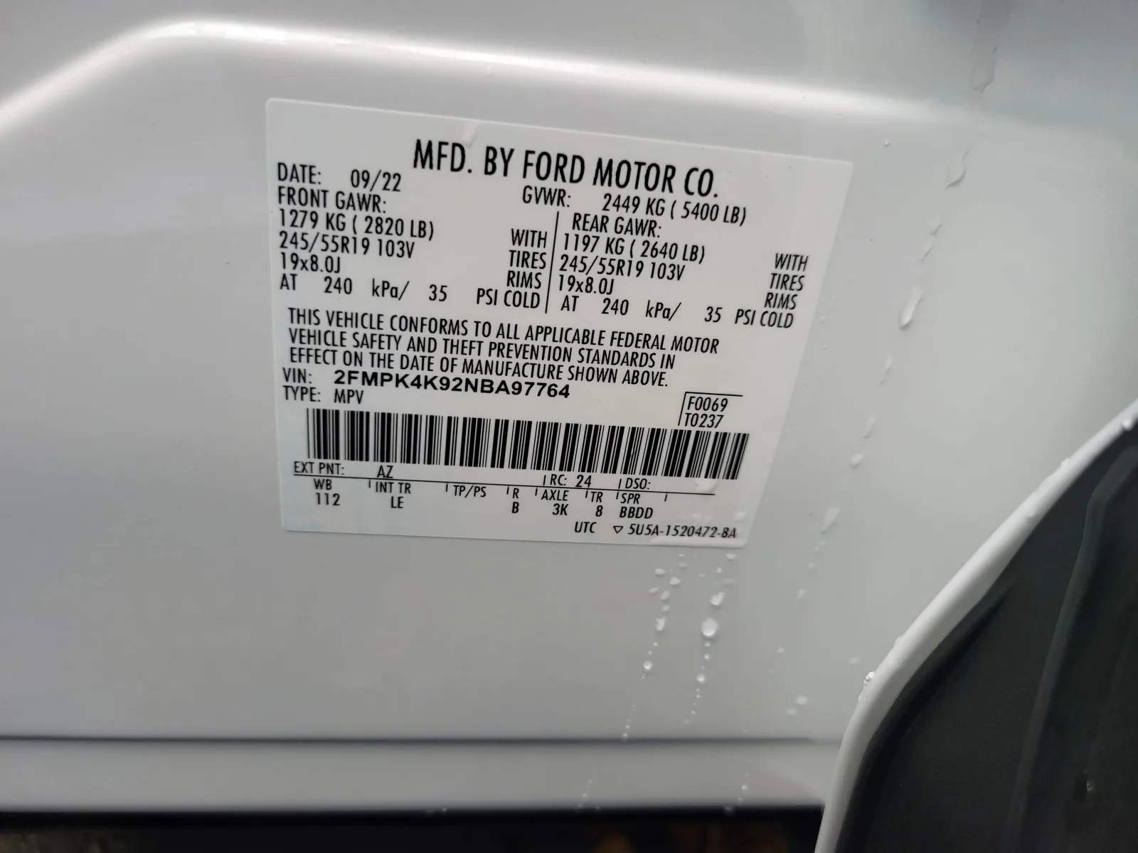 2022 Ford Edge Titanium 4WD photo 32