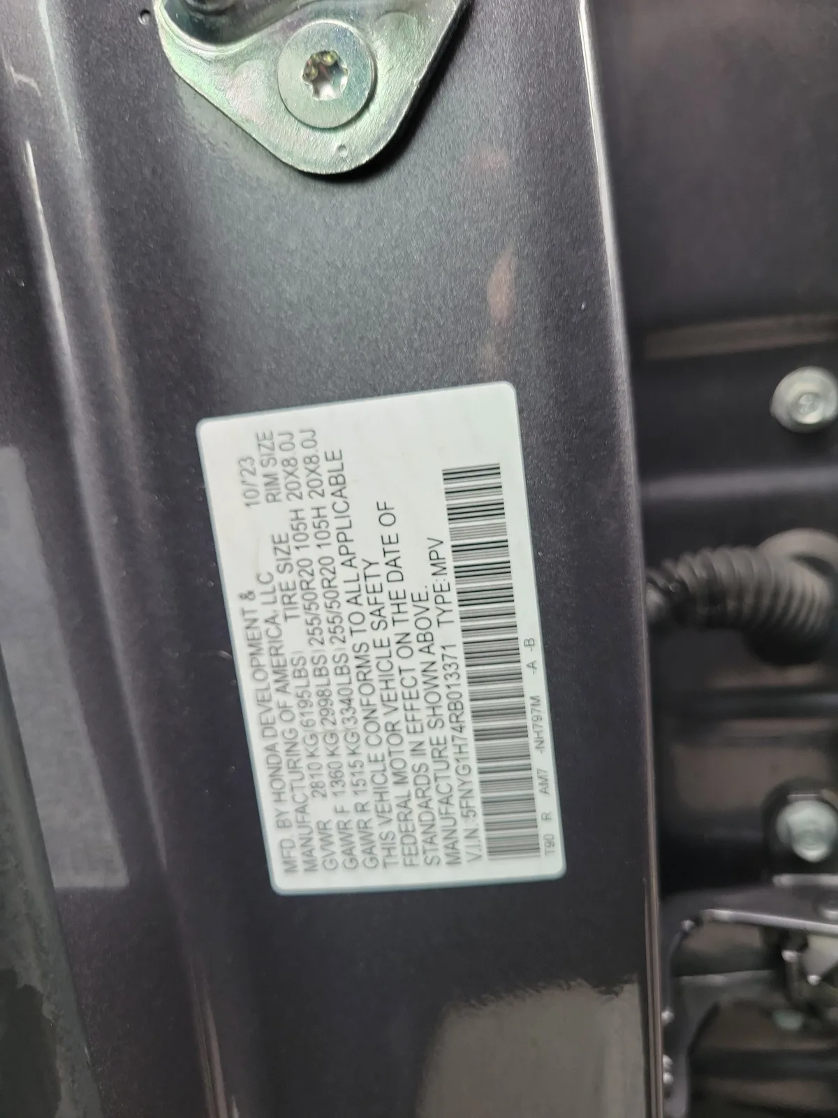 2024 Honda Pilot Touring photo 30