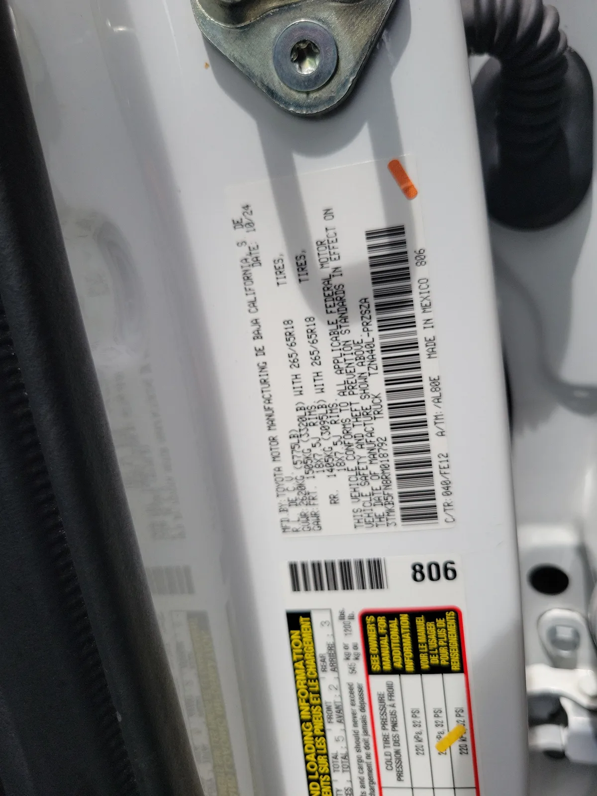 2024 Toyota Tacoma 2WD SR5 photo 29