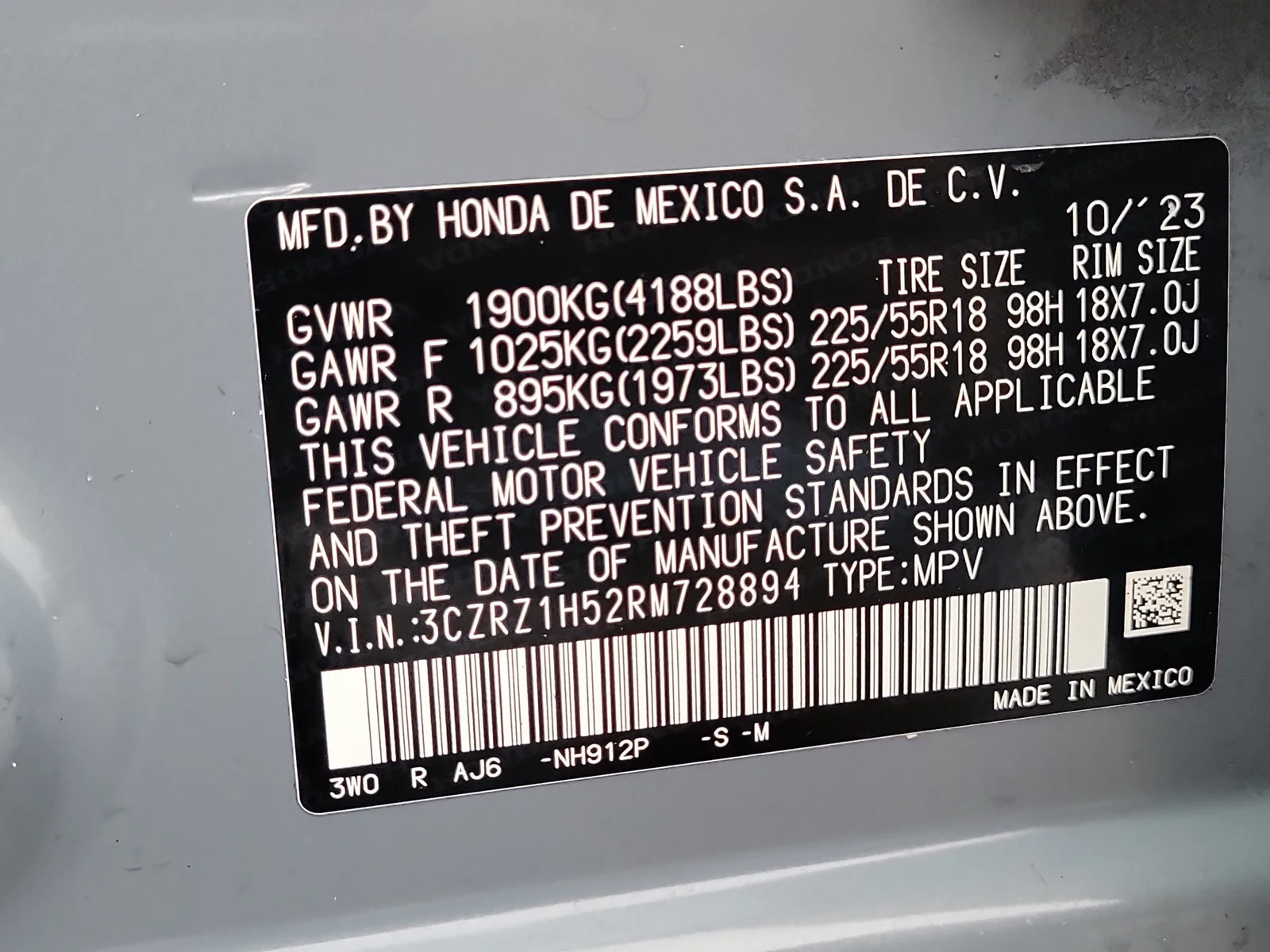 2024 Honda HR-V Sport photo 34