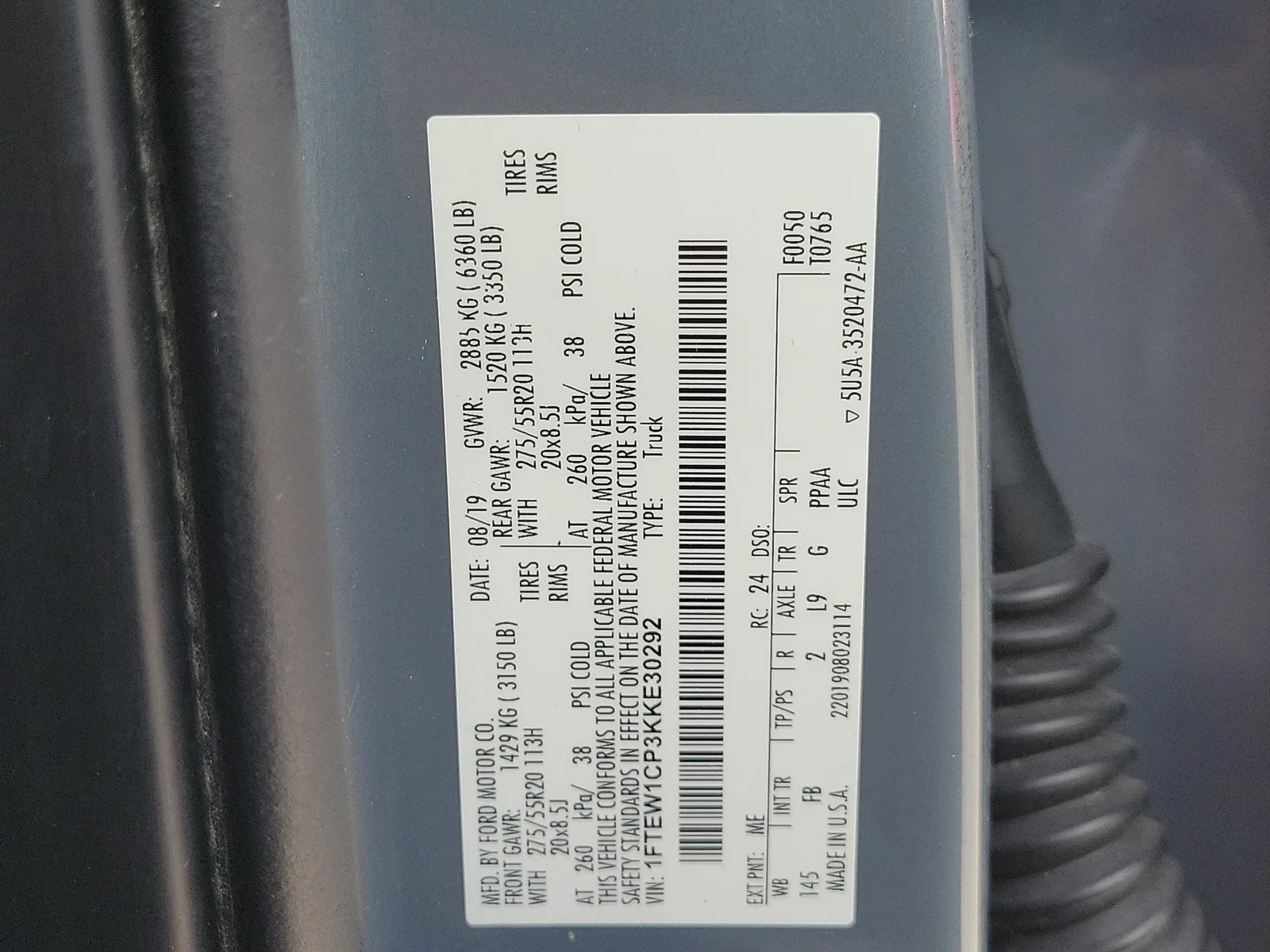 2019 Ford F-150 XLT photo 32