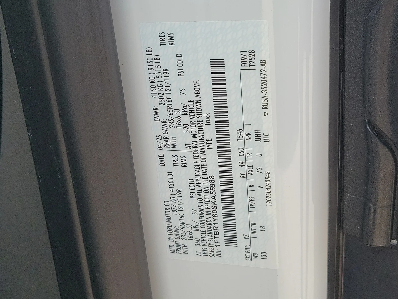 2025 Ford Transit Cargo Van Base photo 31