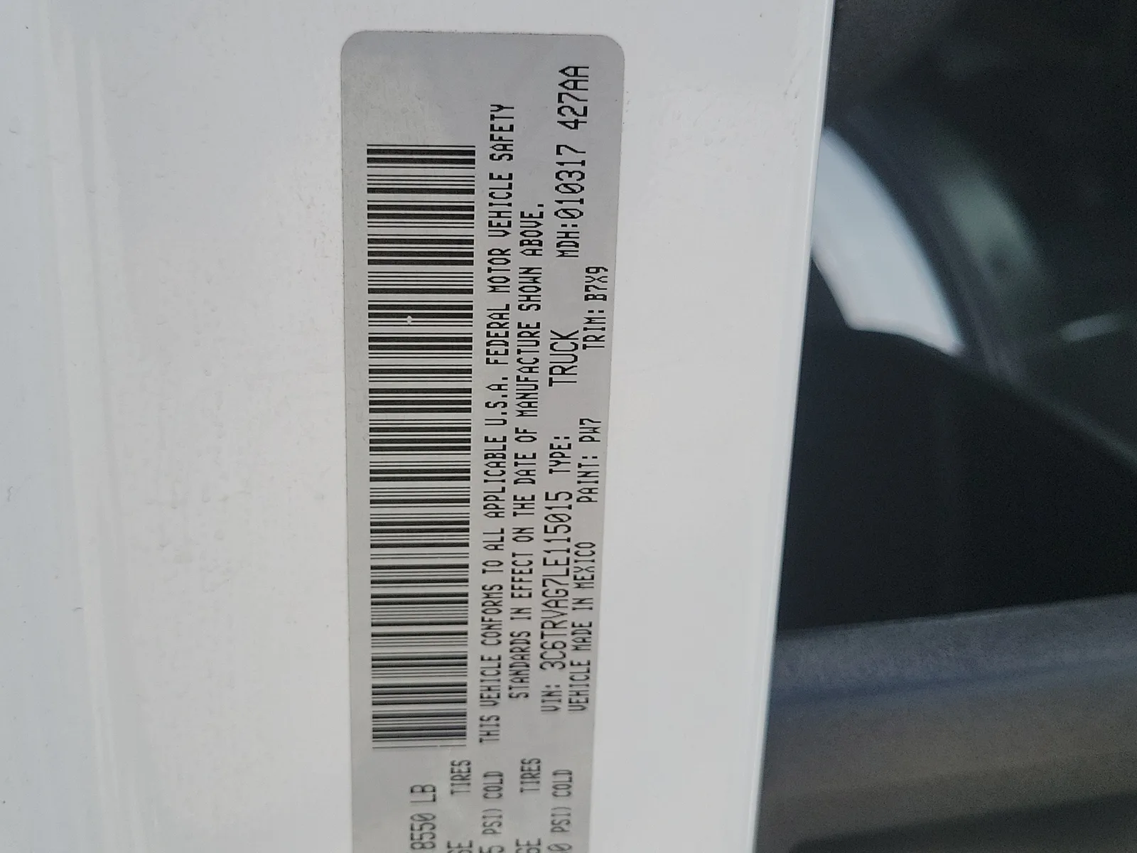 2020 RAM ProMaster Cargo Van Low Roof photo 27